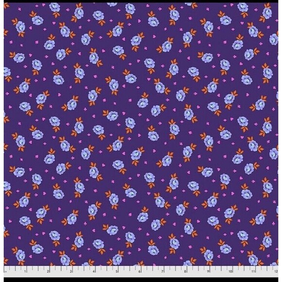 Tula Pink Curiouser & Curiouser   "Baby Buds" Cotton Fabric  1 Yard - Picture 1 of 1